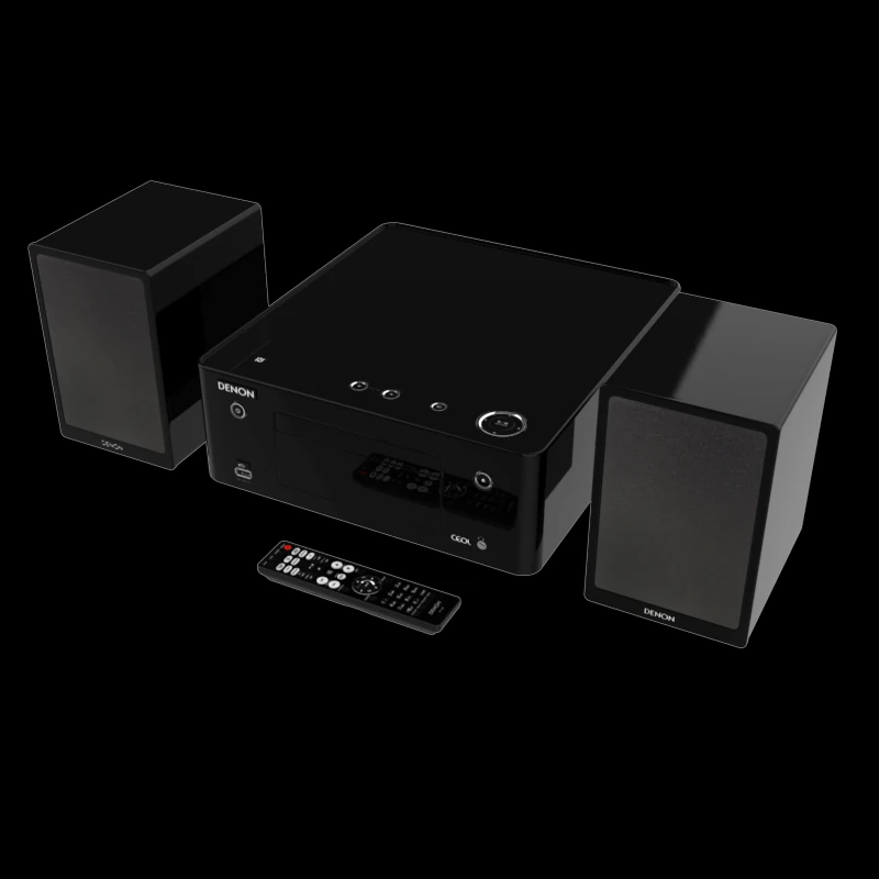wireless music system ceol n9 blk 3D Model .c4d .max .obj .3ds .fbx .stl .blend 