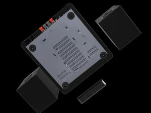 wireless music system ceol n9 blk 3D Model