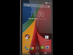 moto g4 turbo edition dual sim lte black 3D Model