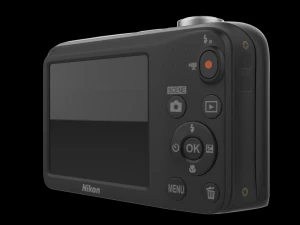 निकॉन कैमरा 16एमपी एल31 ब्लैक 3D मॉडल