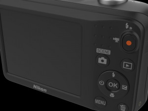 nikon digicam 16mp l31 black 3D 모델
