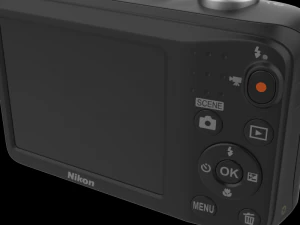 निकॉन कैमरा 16एमपी एल31 ब्लैक 3D मॉडल