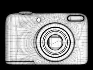 nikon digicam 16mp l31 black 3D 모델