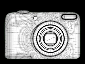 निकॉन कैमरा 16एमपी एल31 ब्लैक 3D मॉडल