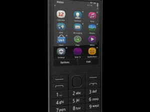 nokia 230 ds dark silver 3D Model