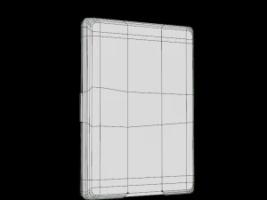 capa nupro slimfit para novo kindle 8&ordf; gera&ccedil;&atilde;o preta Modelo 3D