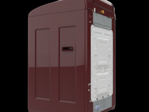 washing machine tl 6 2kg sw deepclean wine 3D मॉडल