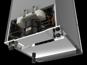 refrigerator ff 240l fp263d proton as 3D मॉडल