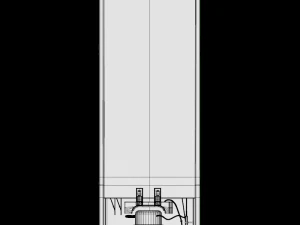 रेफ्रिजरेटर एफएफ 240एल एफपी263डी प्रोटॉन एएस 3D मॉडल