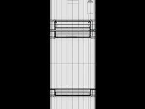refrigerator ff 240l fp263d proton as 3D मॉडल