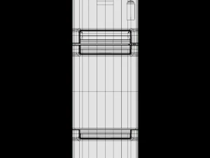 रेफ्रिजरेटर एफएफ 240एल एफपी263डी प्रोटॉन एएस 3D मॉडल