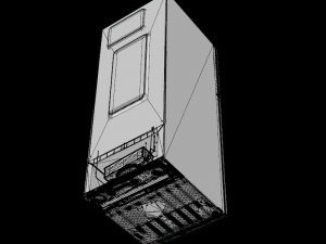 refrigerator ff 253l rt28m3424s8 hl 4s Modelo 3D