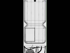 refrigerator ff 284l gl u302jgol go 4s 3D Model