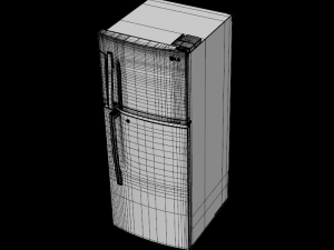 refrigerator ff 284l gl u302jgol go 4s 3D मॉडल