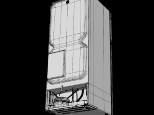 refrigerator ff 284l gl u302jgol go 4s 3D मॉडल