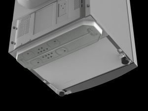 refrigerator ff 335l shiny steel 3s 3D मॉडल