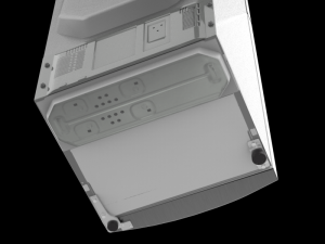refrigerator ff 335l shiny steel 3s 3D मॉडल