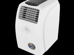 super general portable ac white 3D Model