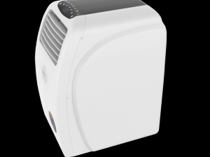 super general portable ac white 3D मॉडल