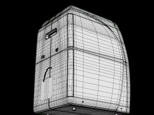 सुपर जनरल पोर्टेबल एसी सफेद 3D मॉडल