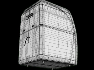 सुपर जनरल पोर्टेबल एसी सफेद 3D मॉडल