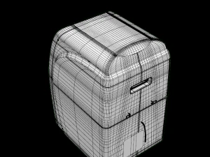 सुपर जनरल पोर्टेबल एसी सफेद 3D मॉडल