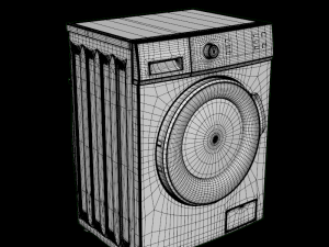 super general 7kg f l wm sgwi 7400 crm Modelo 3D