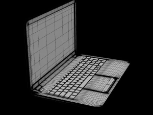 laptop 15 ay511 i3 6g 8gb2x off slv 3D Model