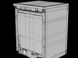 dish washer d1451wf 3D 모델