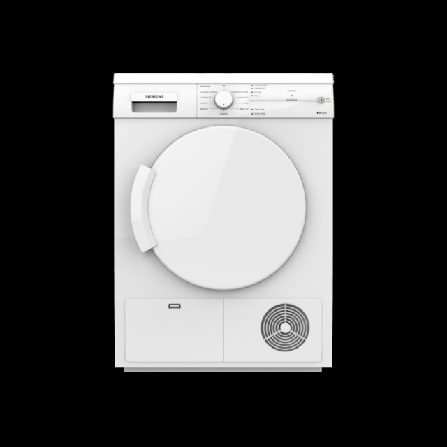 dryer 7kg wt44e100in cd wht 3D मॉडल .c4d .max .obj .3ds .fbx .stl .blend 