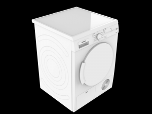 dryer 7kg wt44e100in cd wht 3D मॉडल