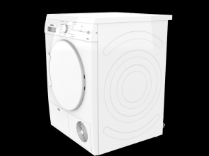 dryer 7kg wt44e100in cd wht 3D मॉडल