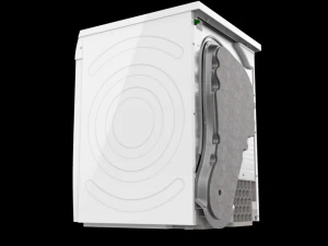 secador 7kg wt44e100in cd branco Modelo 3D