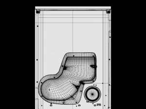 dryer 7kg wta74201in vd white 3D Model