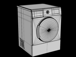 dryer 7kg wta74201in vd white 3D मॉडल