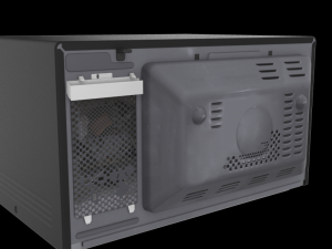microwave conv 27l nn ct66hbfdg 3D मॉडल