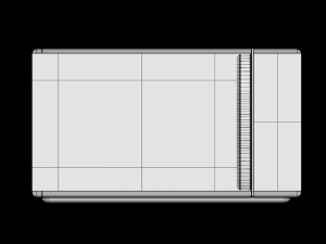 microwave conv 27l nn ct66hbfdg 3D मॉडल