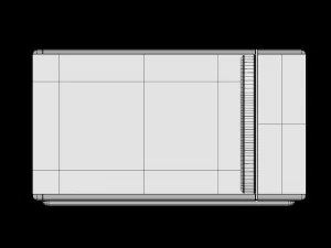 माइक्रोवेव कनव 27एल एनएन सीटी66एचबीएफडीजी 3D मॉडल
