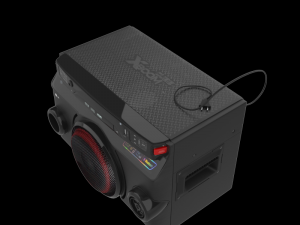 om4560 x boom portable speaker black 3D मॉडल