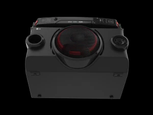 om4560 x बूम पोर्टेबल स्पीकर काला 3D मॉडल