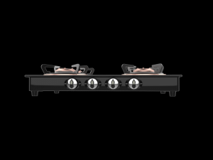 cooktop splendor 4bb bk 3D मॉडल