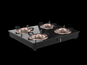 cooktop splendor 4bb bk 3D Model