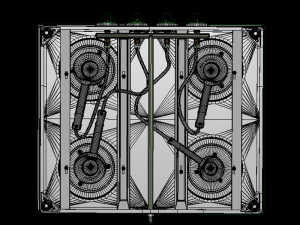 cooktop splendor 4bb bk 3D मॉडल