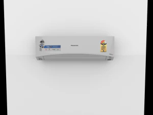 split inverter air conditioner white 3D Model