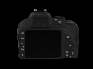 dslr 24mp camera black Model 3D