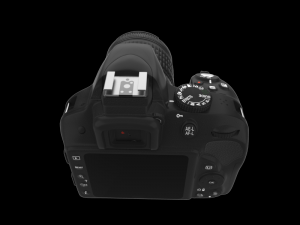 dslr 24mp camera black Model 3D
