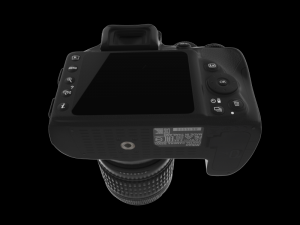 dslr 24mp camera black Model 3D