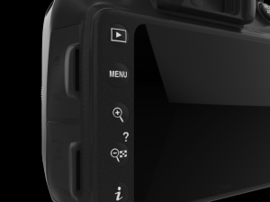 dslr 24mp camera black Model 3D