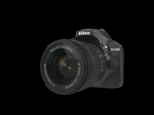 dslr d3400 dual kit 3D मॉडल