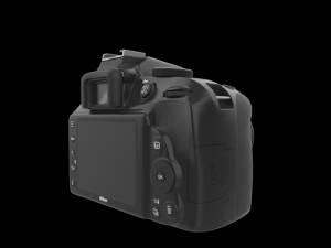 dslr d3400 dual kit 3D मॉडल
